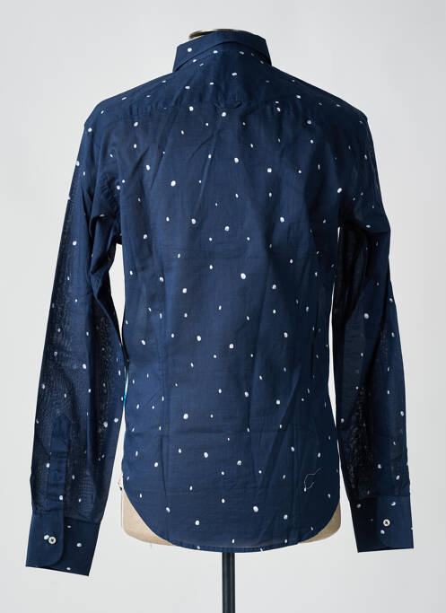 Chemise manches longues bleu PANAMA pour homme