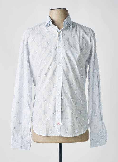 Chemise manches longues bleu PANAMA pour homme