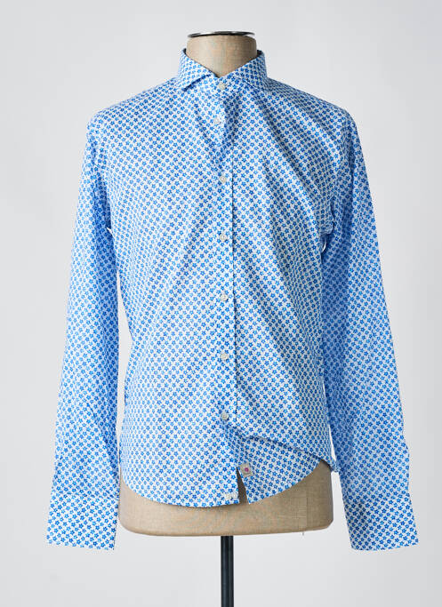 Chemise manches longues bleu PANAMA pour homme