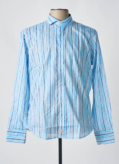 Chemise manches longues bleu PANAMA pour homme