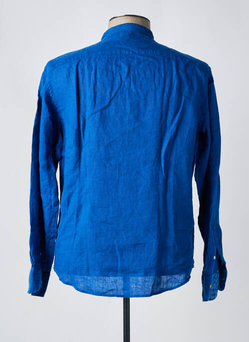 Chemise manches longues bleu PANAMA pour homme