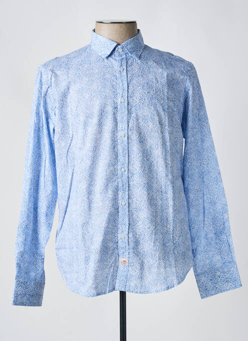 Chemise manches longues bleu PANAMA pour homme