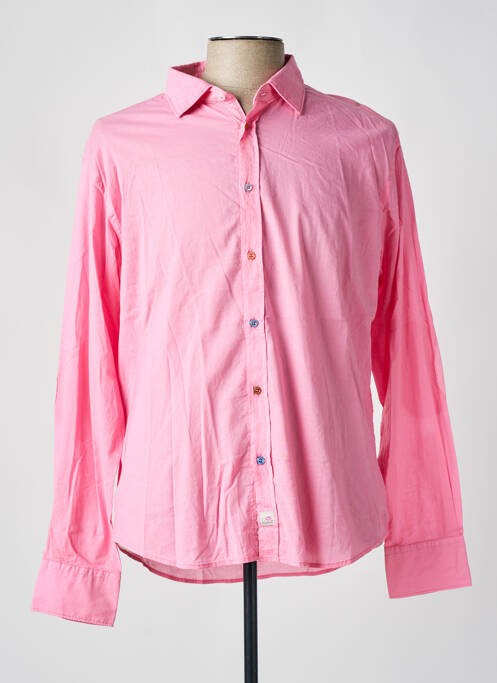 Chemise manches longues rose PANAMA pour homme