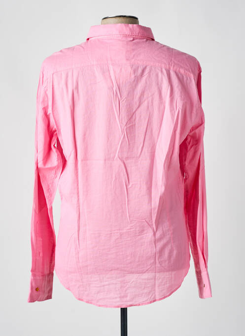 Chemise manches longues rose PANAMA pour homme