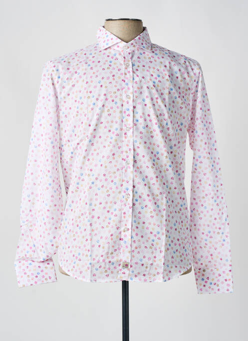 Chemise manches longues rose PANAMA pour homme