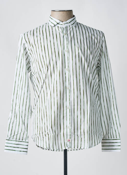 Chemise manches longues vert PANAMA pour homme