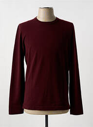 Pull stretch manches longues rouge GRAN SASSO homme