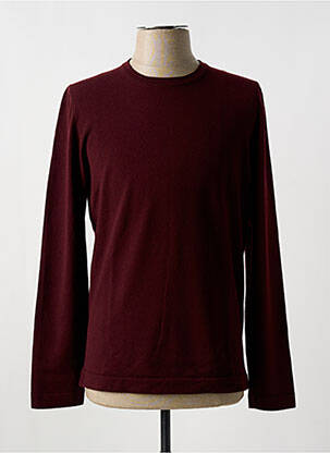 Pull stretch manches longues rouge GRAN SASSO homme