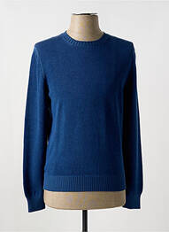 Pull stretch manches longues bleu GRAN SASSO homme