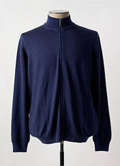 Gilet manches longues bleu GRAN SASSO pour homme seconde vue