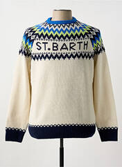 Pull beige MC2 SAINT BARTH pour homme seconde vue