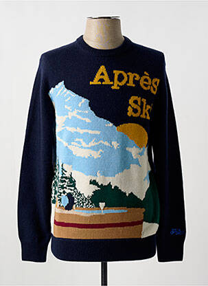 Pull bleu MC2 SAINT BARTH pour homme