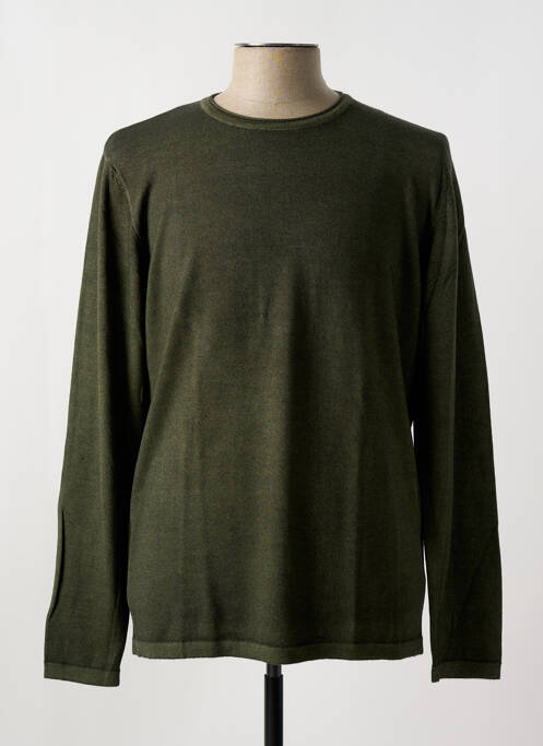 Pull vert WOOL & CO pour homme