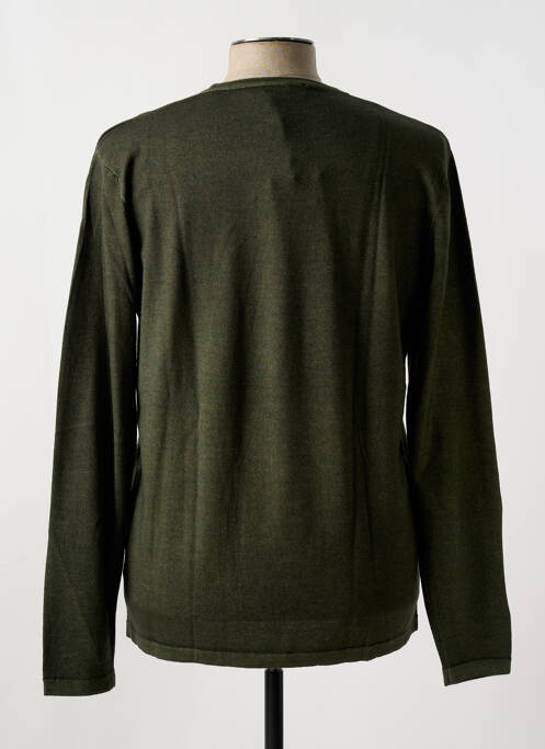 Pull vert WOOL & CO homme