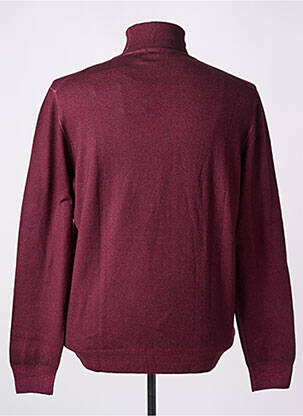 Pull col roulé coupe ajustée manches longues violet GRAN SASSO homme
