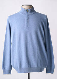 Pull manches longues manches longues bleu GRAN SASSO homme