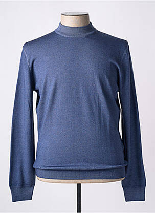 Pull manches longues manches longues bleu GRAN SASSO homme