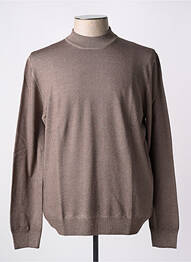 Pull manches longues manches longues marron GRAN SASSO homme
