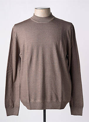 Pull manches longues manches longues marron GRAN SASSO homme