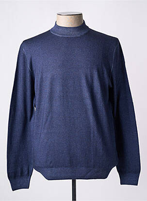 Pull manches longues manches longues bleu GRAN SASSO homme
