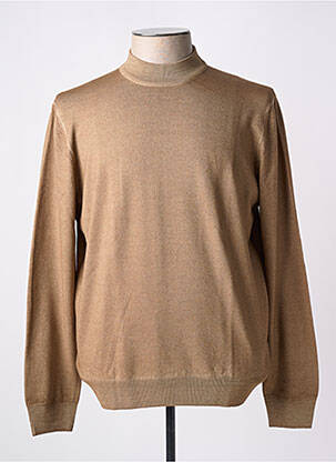 Pull manches longues manches longues marron GRAN SASSO homme