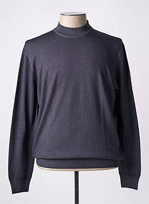 Pull manches longues manches longues gris GRAN SASSO homme