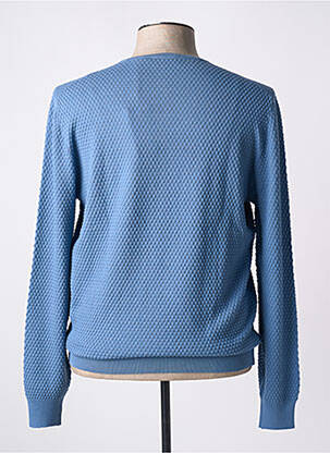 Pull col rond manches longues bleu GRAN SASSO homme