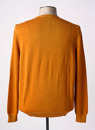 Pull col rond manches longues orange GRAN SASSO homme