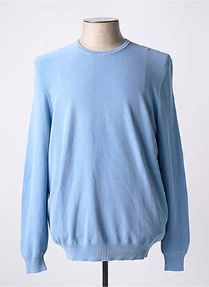 Pull col rond manches longues bleu GRAN SASSO homme
