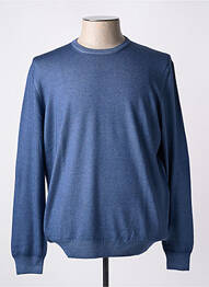 Pull col rond manches longues bleu GRAN SASSO homme