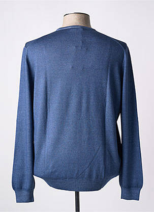 Pull col rond manches longues bleu GRAN SASSO homme