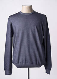 Pull col rond manches longues gris GRAN SASSO homme