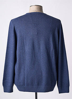 Pull col rond manches longues bleu GRAN SASSO homme
