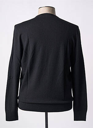 Pull col v manches longues noir GRAN SASSO homme