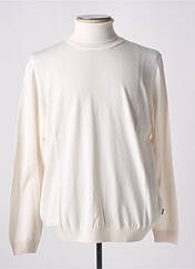 Pull col roulé blanc HUGO BOSS pour homme seconde vue