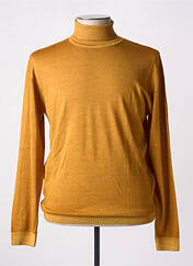 Pull col roulé jaune WOOL & CO pour homme seconde vue