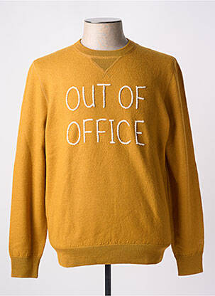 Pull jaune MC2 SAINT BARTH pour homme