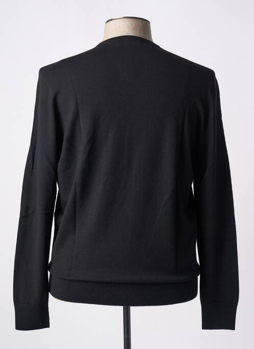 Pull col v manches longues noir GRAN SASSO homme