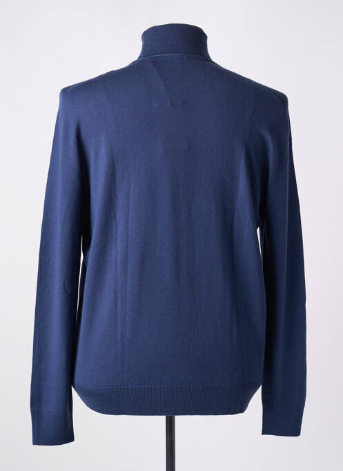 Pull col roulé bleu GRAN SASSO pour homme