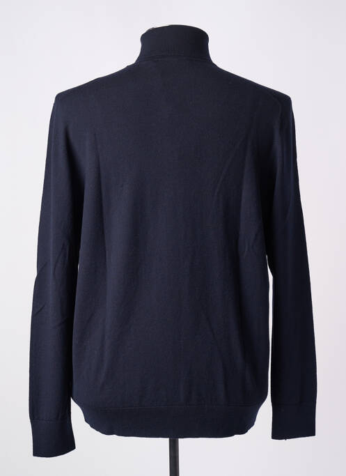 Pull col roulé bleu GRAN SASSO pour homme