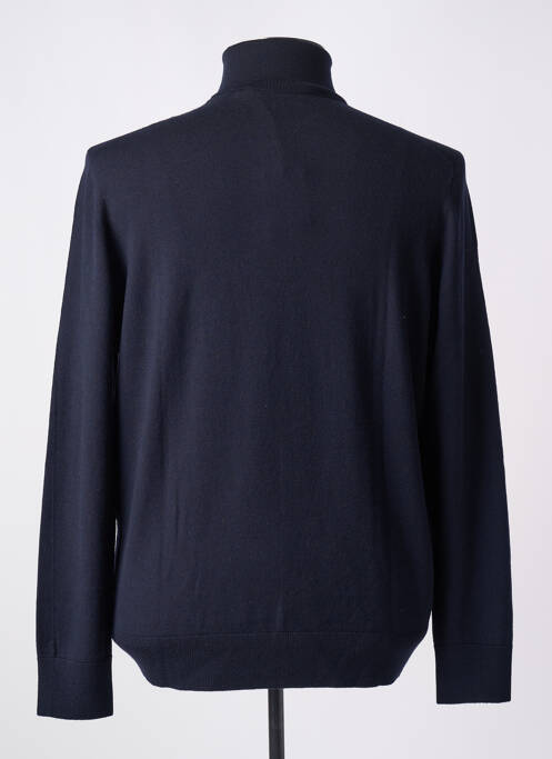 Pull col roulé bleu GRAN SASSO pour homme