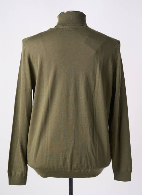 Pull col roulé vert HUGO BOSS homme