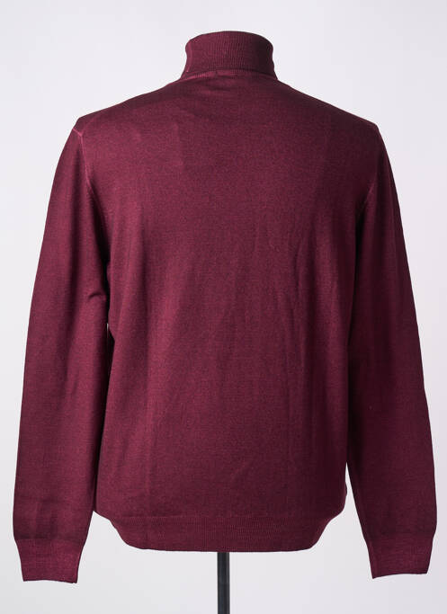 Pull col roulé violet GRAN SASSO pour homme