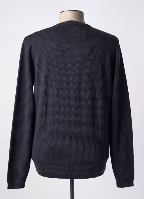 Pull bleu WOOL & CO pour homme