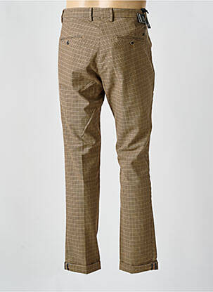 Pantalon chino tissage popeline taille normale marron MASON'S homme