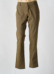 Pantalon chino tissage popeline taille normale marron MASON'S homme