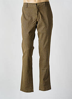 Pantalon chino tissage popeline taille normale marron MASON'S homme