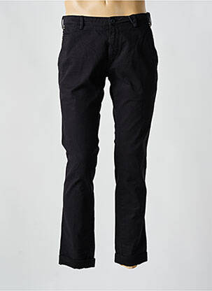 Pantalon chino tissage popeline taille normale noir MASON'S homme