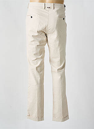Pantalon chino tissage popeline taille normale beige MASON'S homme