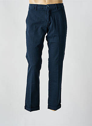 Pantalon chino tissage popeline taille normale bleu MASON'S homme